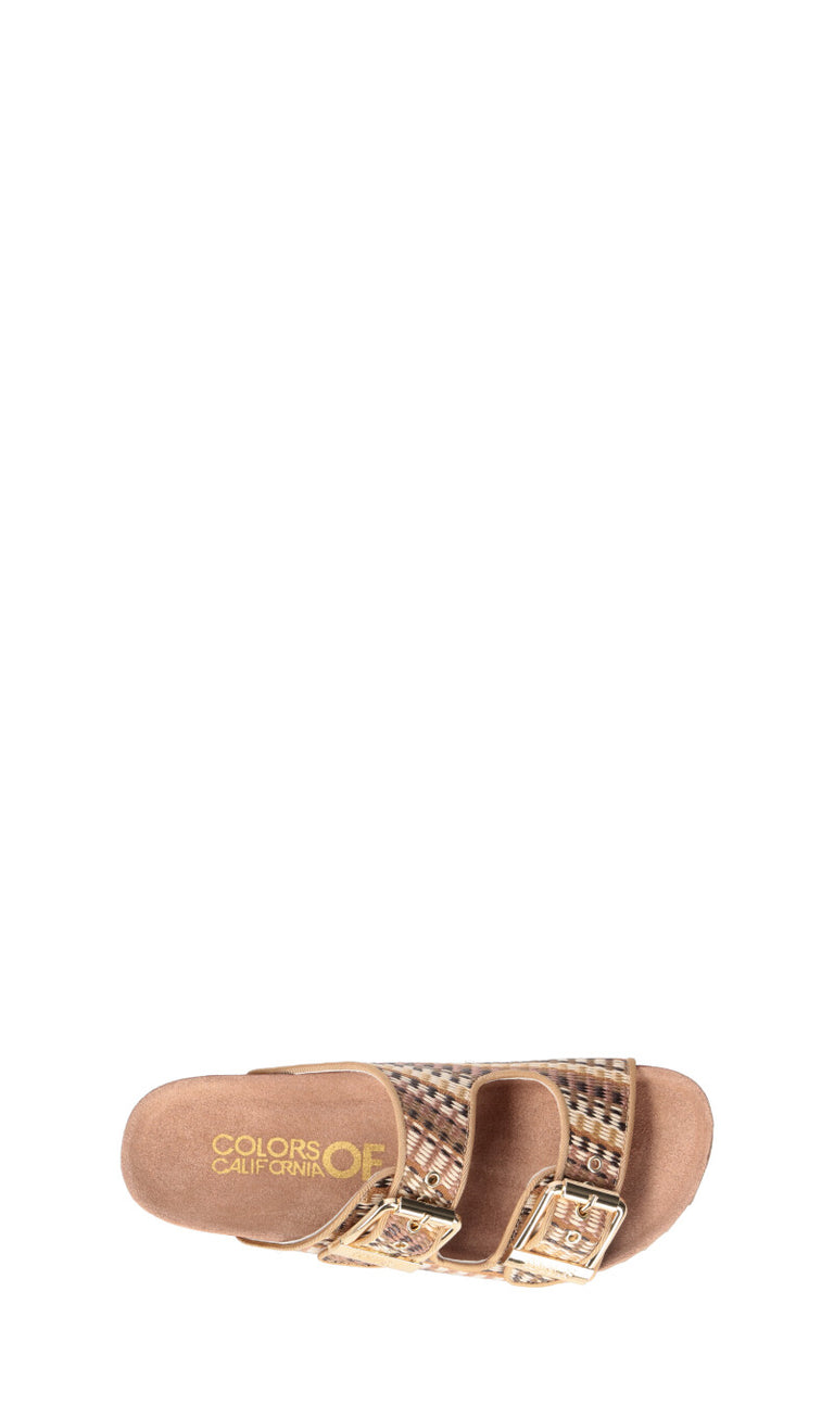 COLORS OF CALIFORNIA Ciabatta donna beige/marrone