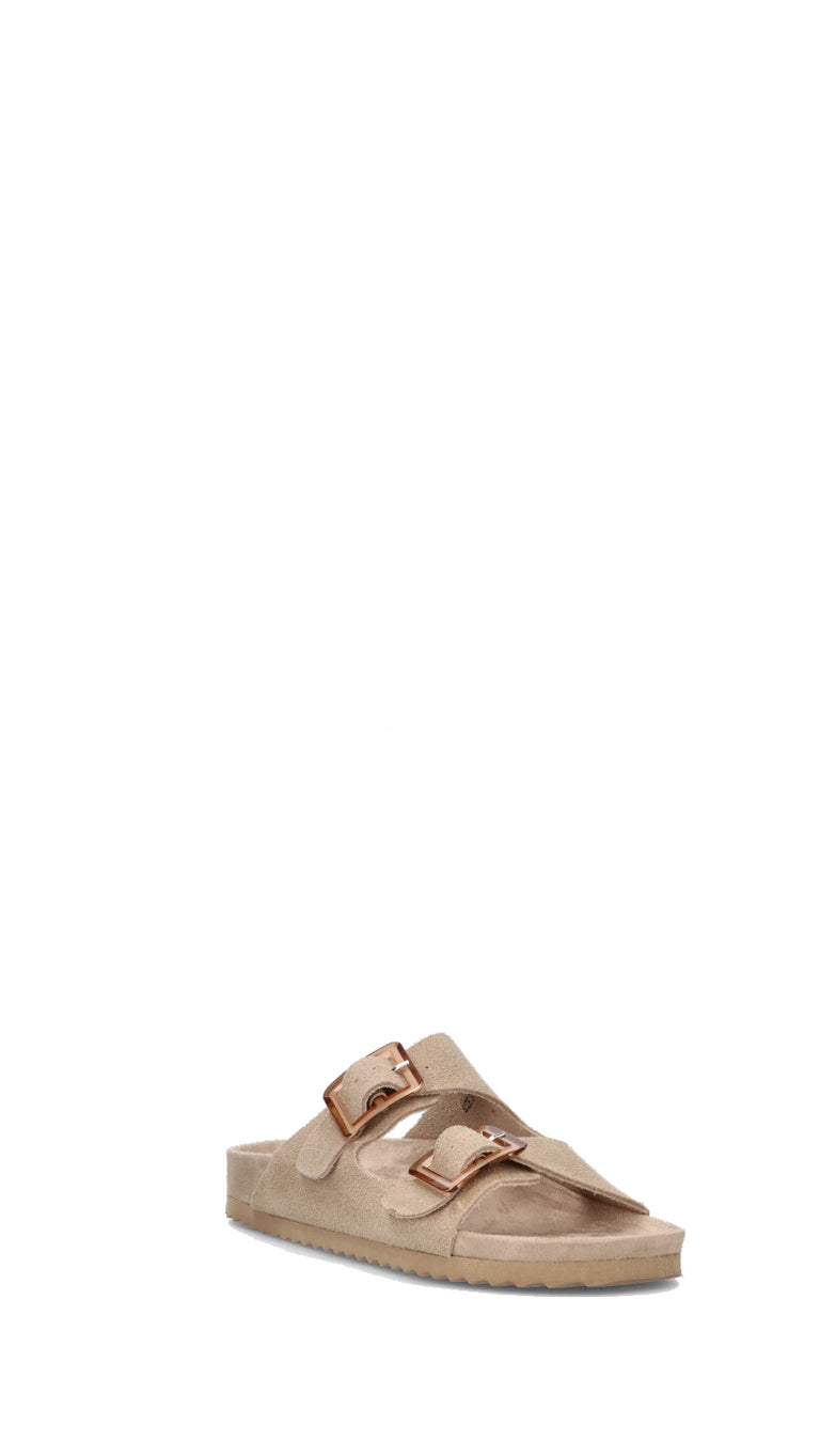 COLORS OF CALIFORNIA Ciabatta donna grigia in suede