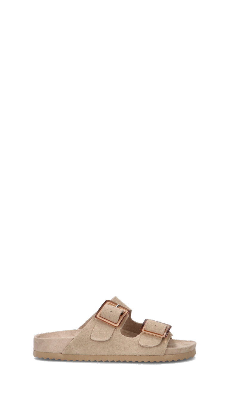 COLORS OF CALIFORNIA Ciabatta donna grigia in suede