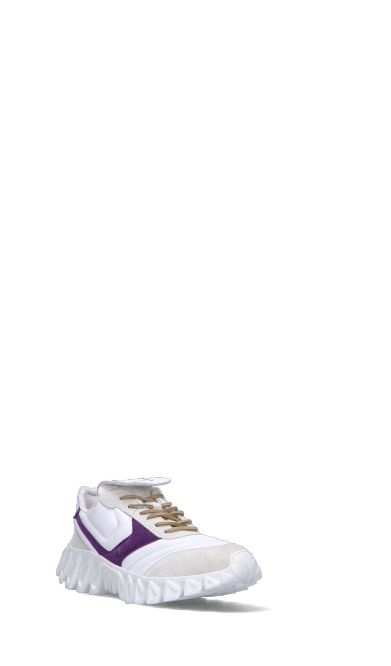 PANTOFOLA D'ORO Sneaker donna bianca/viola in pelle