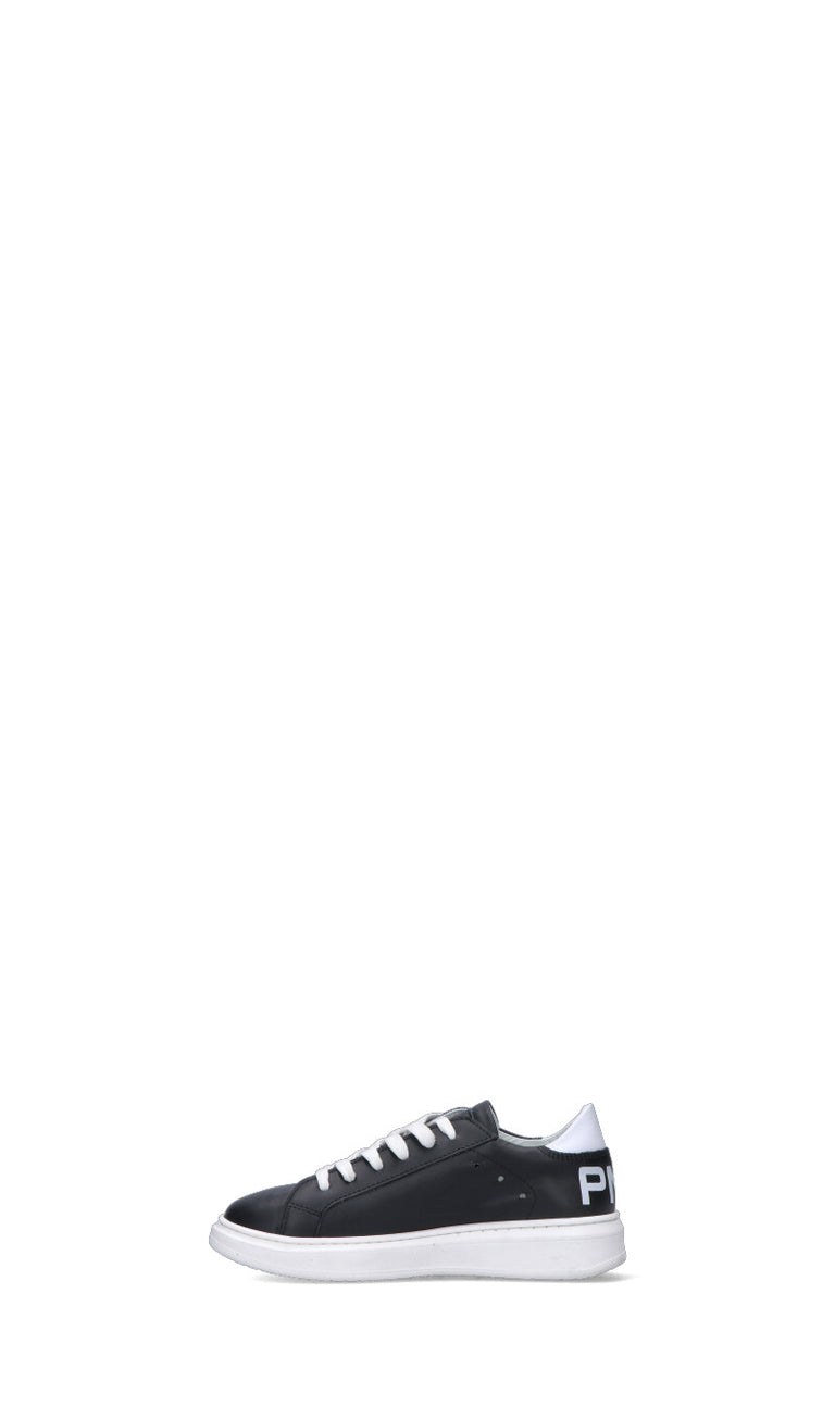 PHILIPPE MODEL Sneaker bimbo nera/bianca in pelle