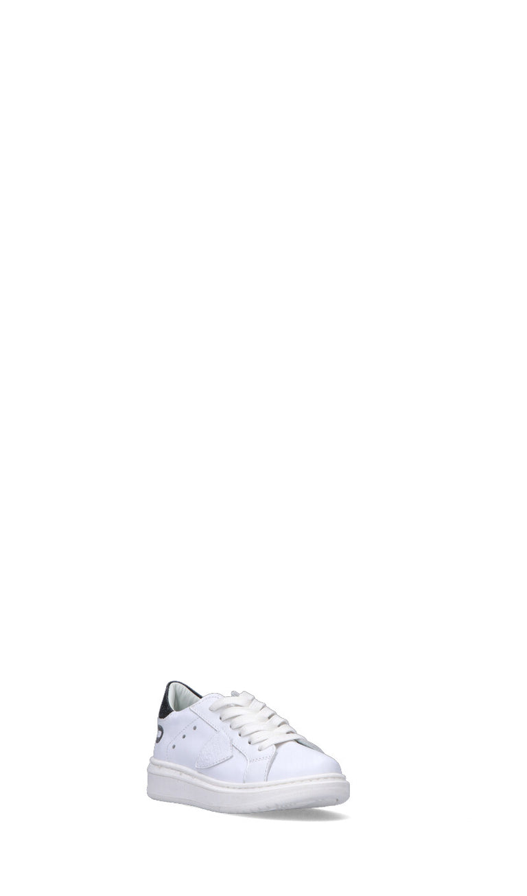 PHILIPPE MODEL Sneaker bimba bianca/nera in pelle
