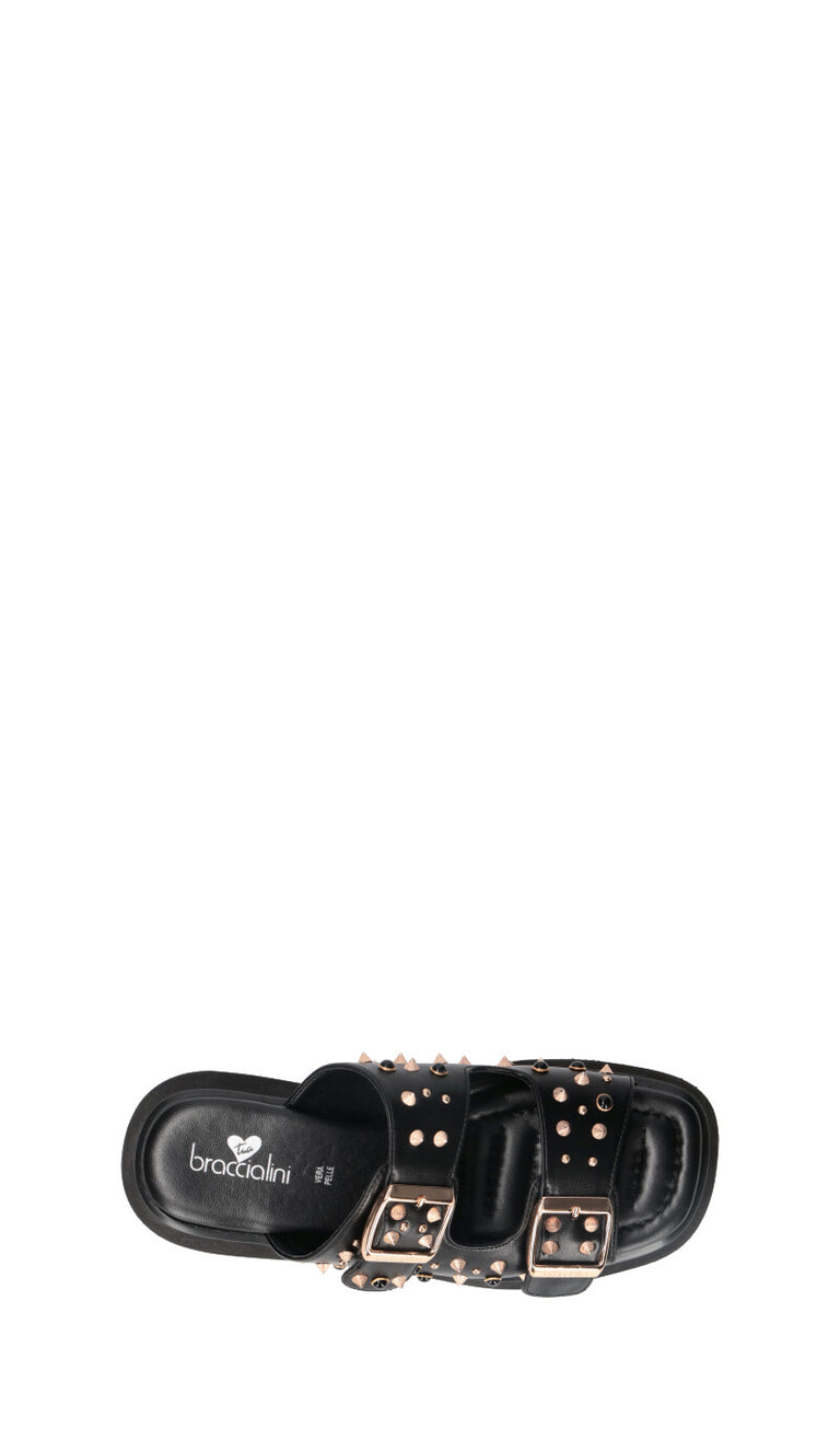 BRACCIALINI Ciabatta donna nera