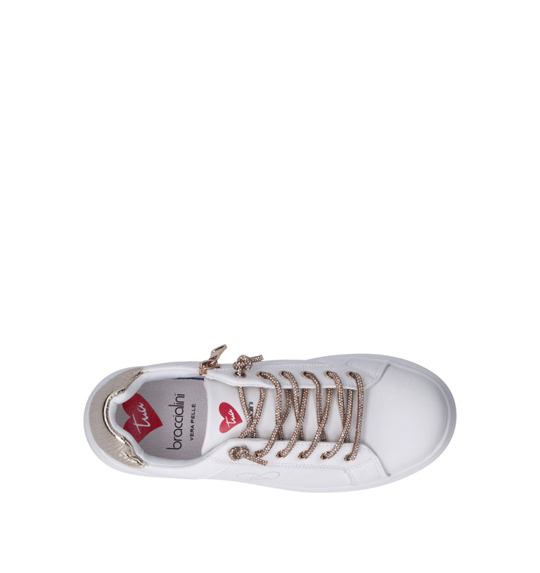 BRACCIALINI Sneaker donna bianca