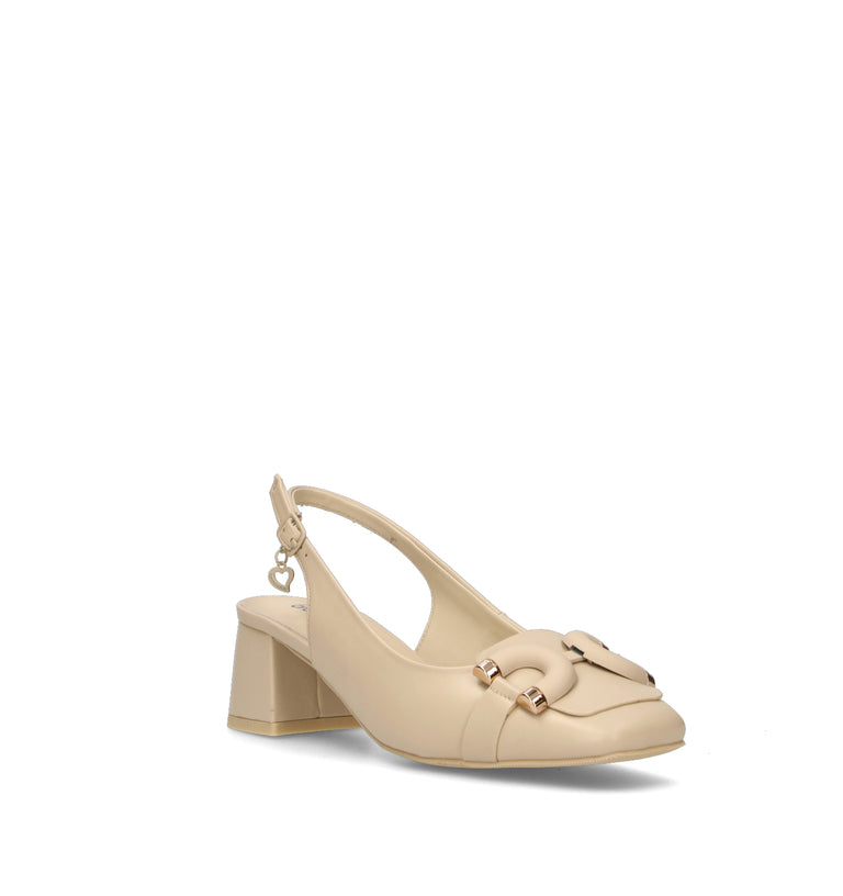 BRACCIALINI Slingback donna beige