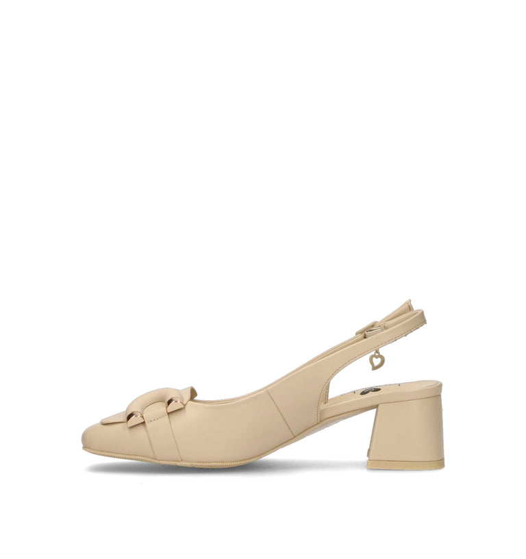 BRACCIALINI Slingback donna beige