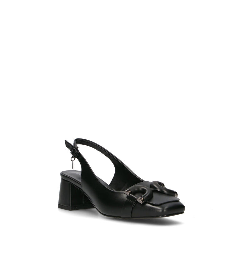 BRACCIALINI Slingback donna nera