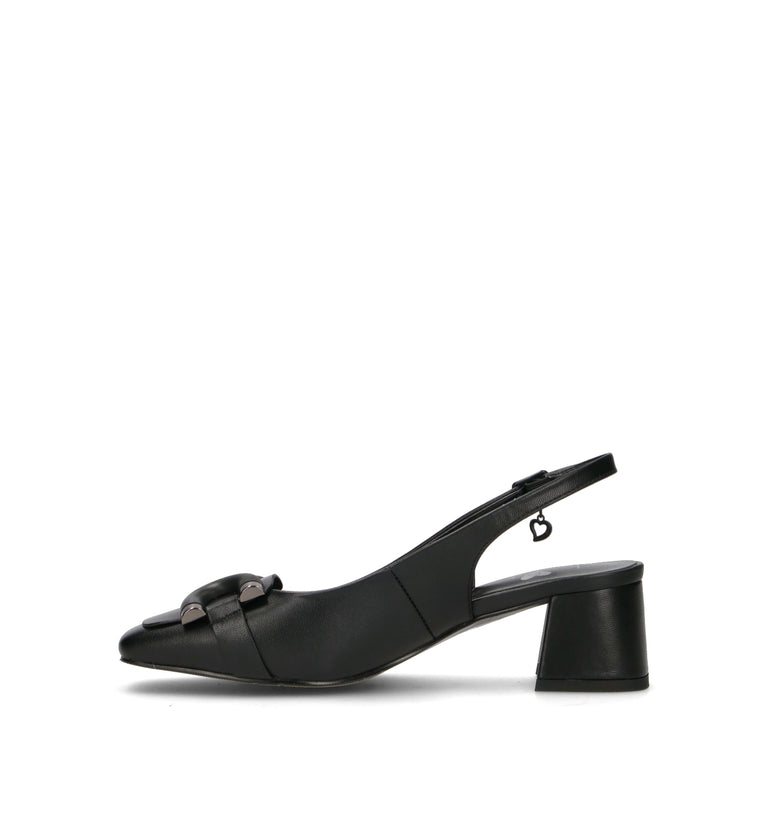 BRACCIALINI Slingback donna nera