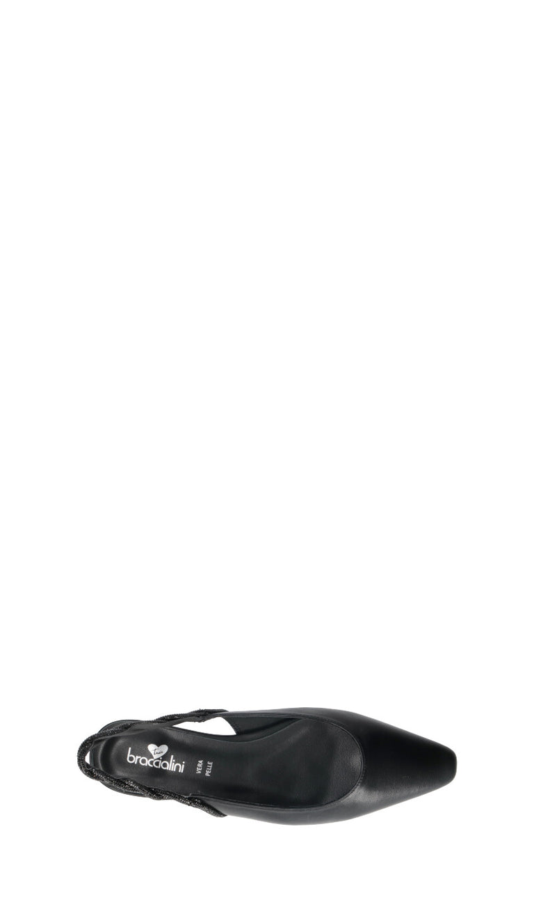 BRACCIALINI Slingback donna nera