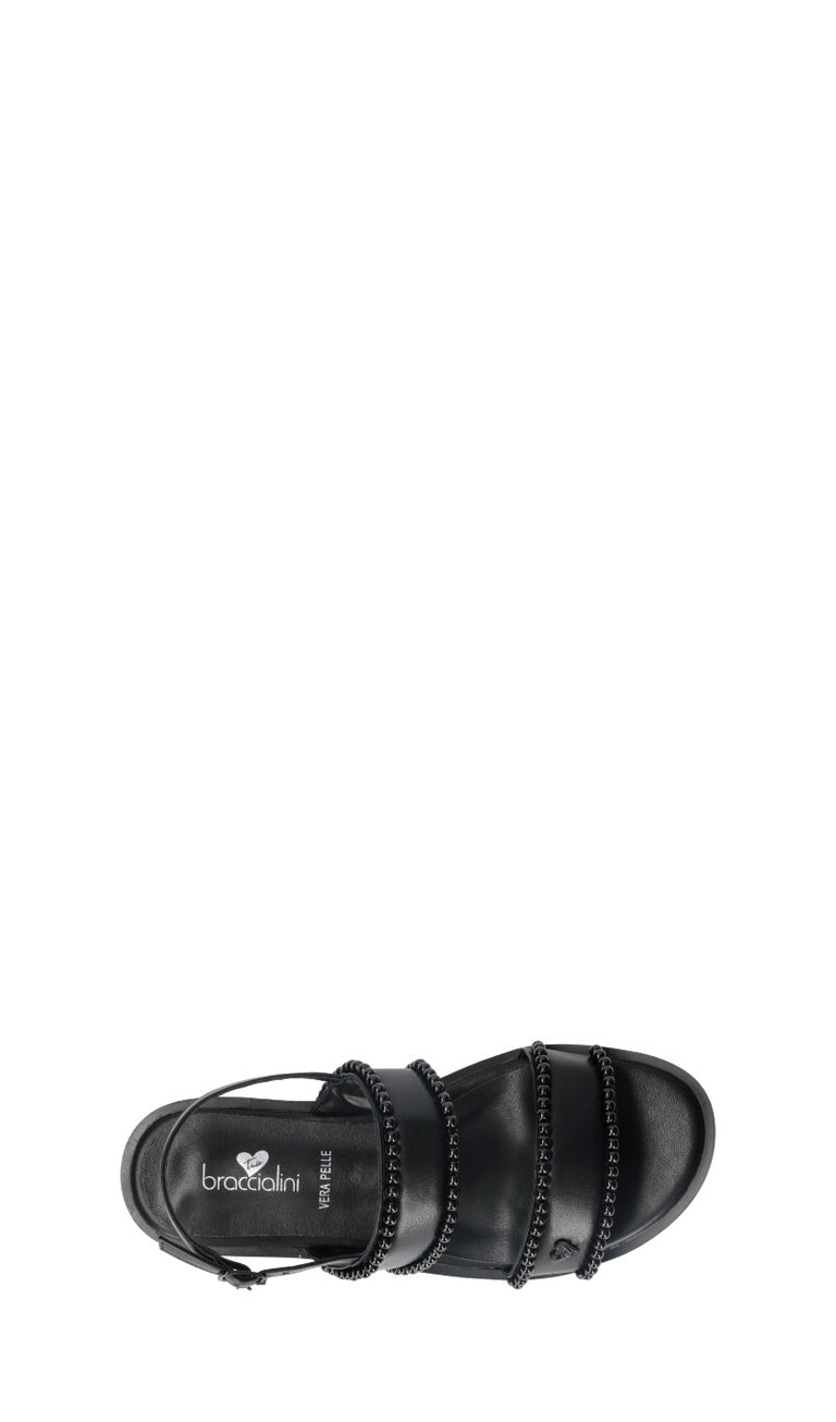 BRACCIALINI Sandalo donna nero