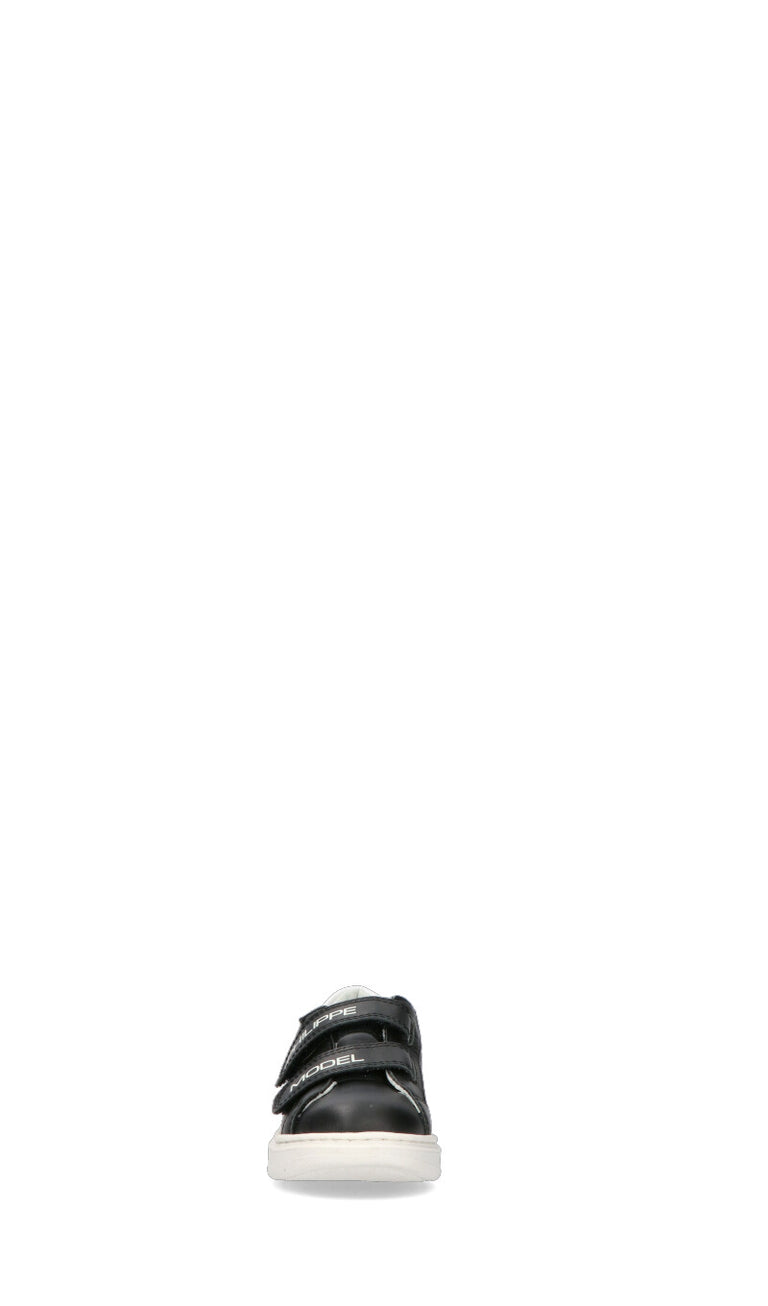 PHILIPPE MODEL Sneaker bimbo nera in pelle