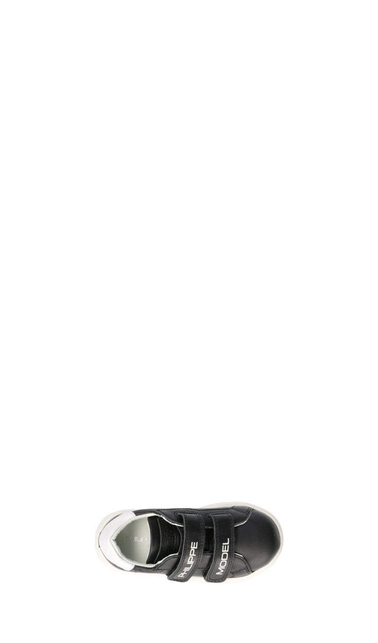 PHILIPPE MODEL Sneaker bimbo nera in pelle