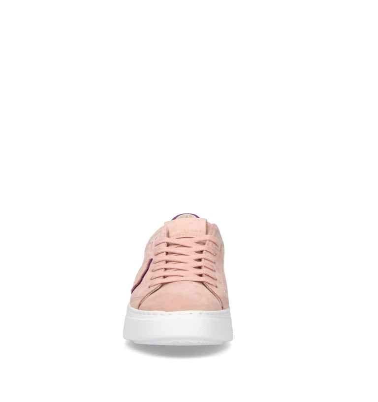 PHILIPPE MODEL Sneaker donna rosa/viola in nabuk