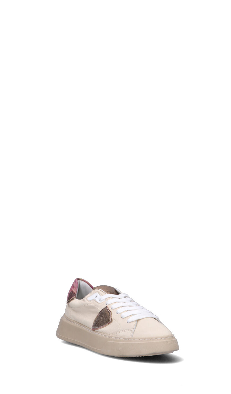 PHILIPPE MODEL Sneaker donna beige in pelle