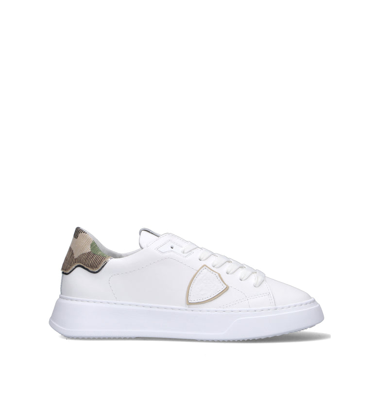 PHILIPPE MODEL Sneaker uomo bianca in pelle