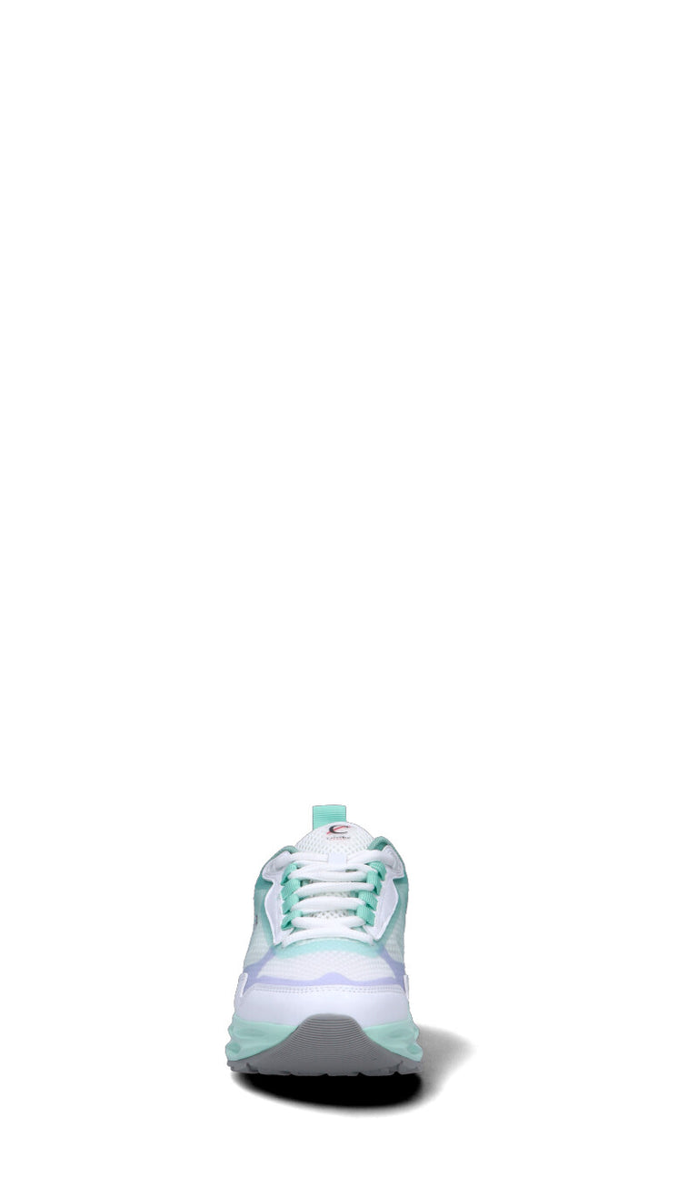 C-JEANS Sneaker donna acquamarina in pelle