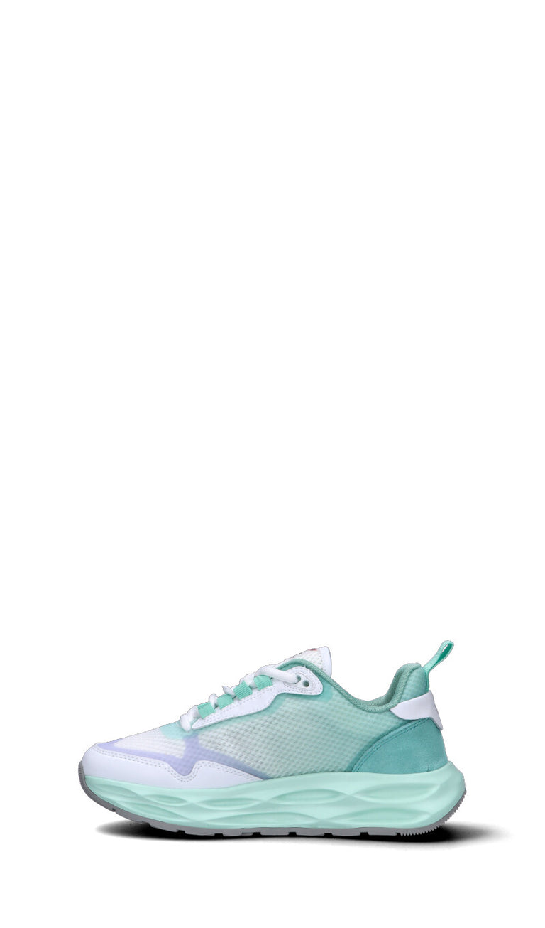 C-JEANS Sneaker donna acquamarina in pelle