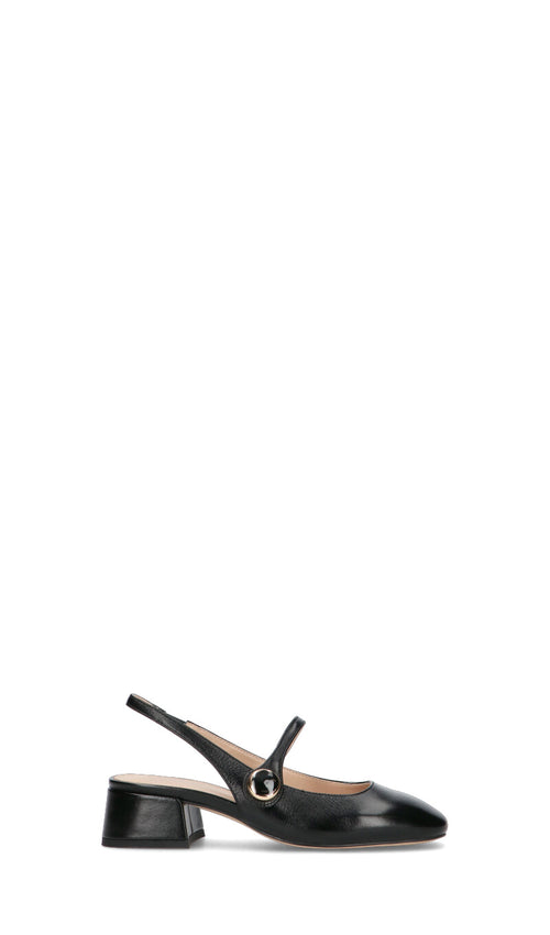 CAFéNOIR Slingback dnna nera in pelle