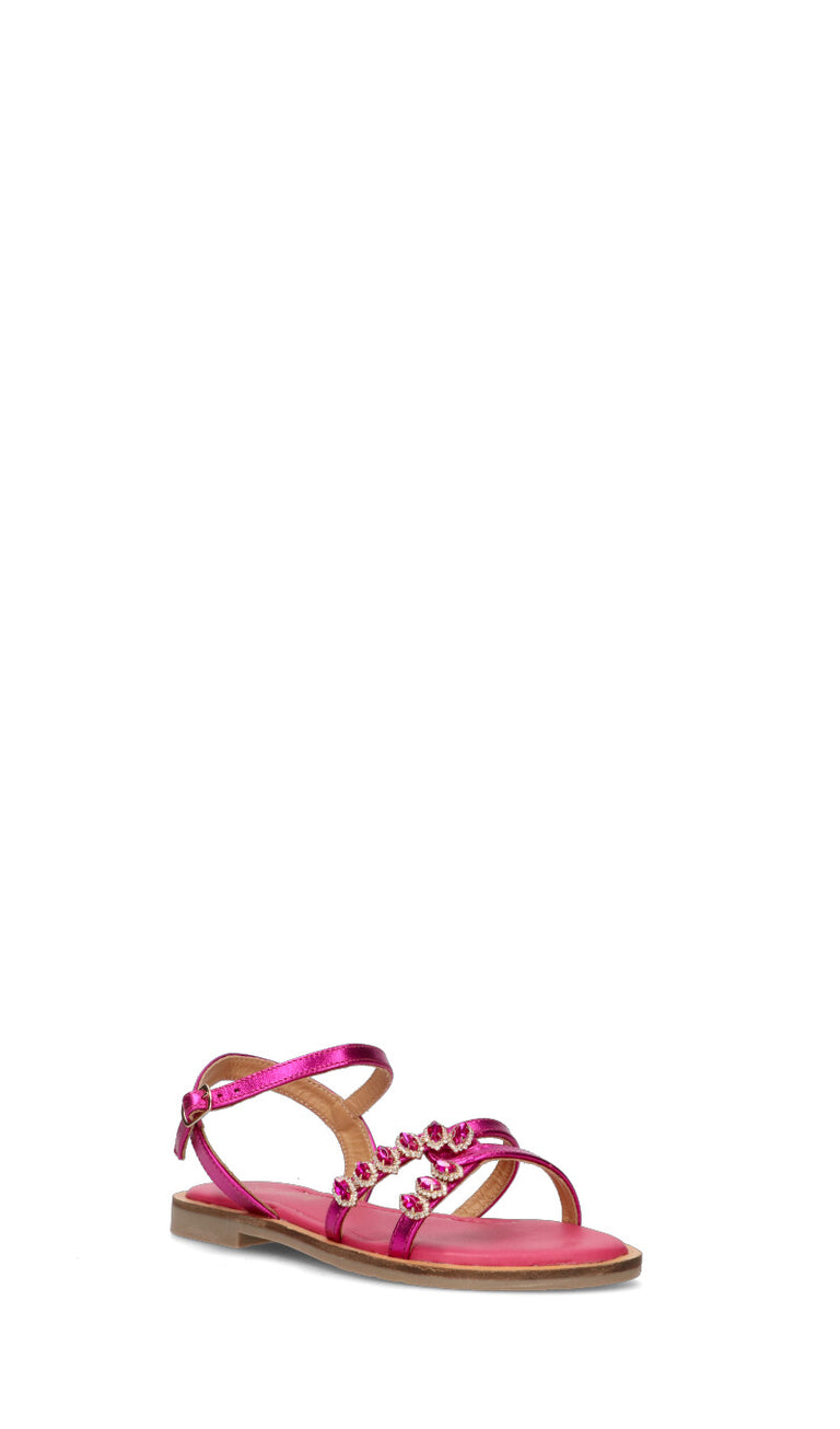 CAFéNOIR Sandalo donna fucsia in pelle