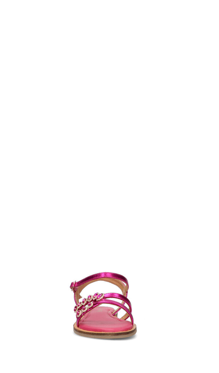 CAFéNOIR Sandalo donna fucsia in pelle
