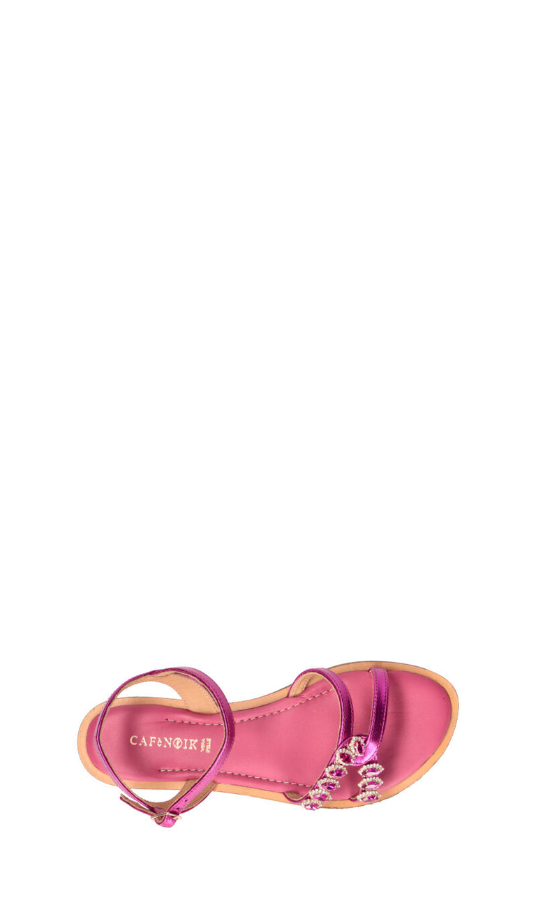 CAFéNOIR Sandalo donna fucsia in pelle