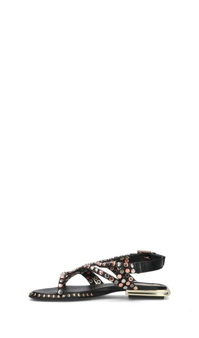 CAFéNOIR Sandalo donna nero in pelle