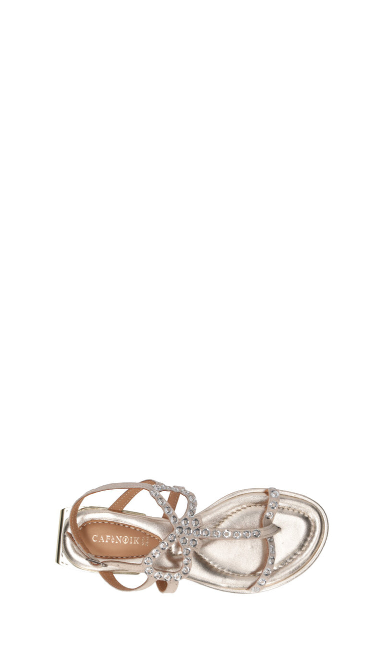 CAFéNOIR Sandalo donna beige in suede