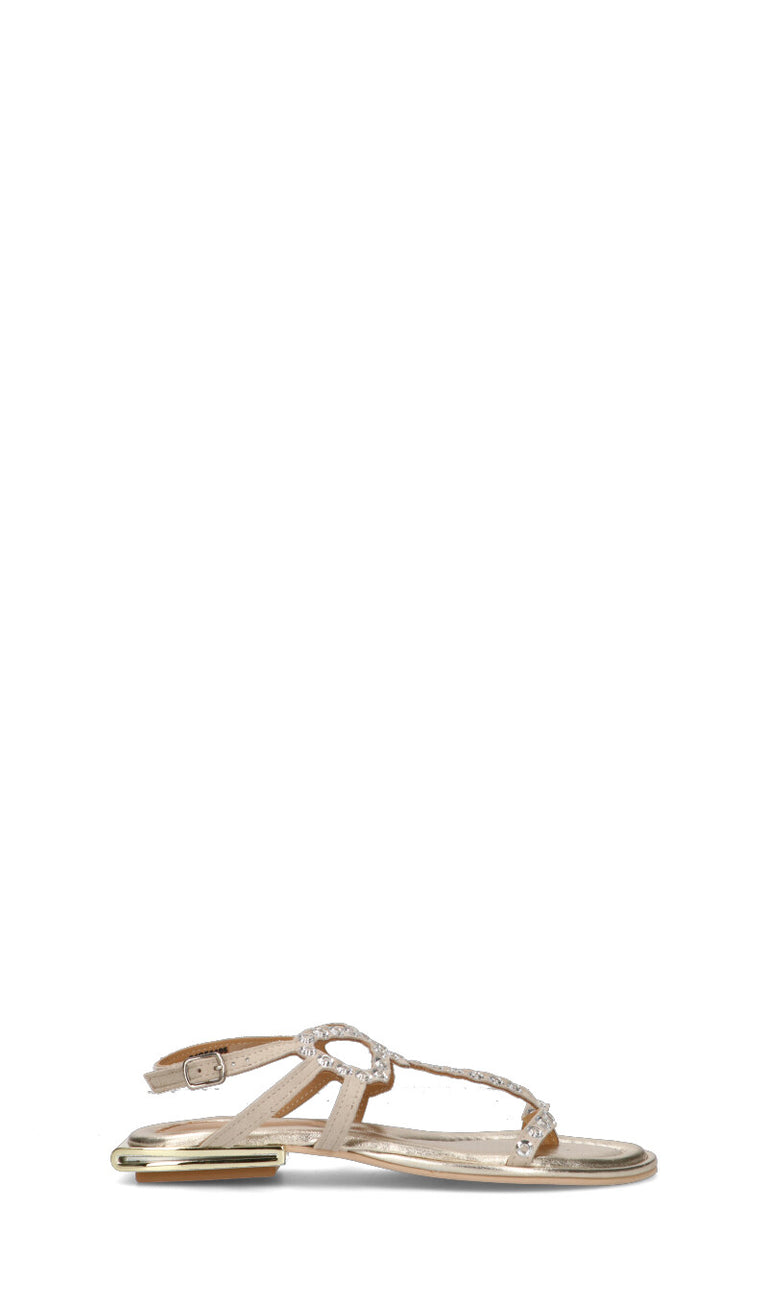 CAFéNOIR Sandalo donna beige in suede