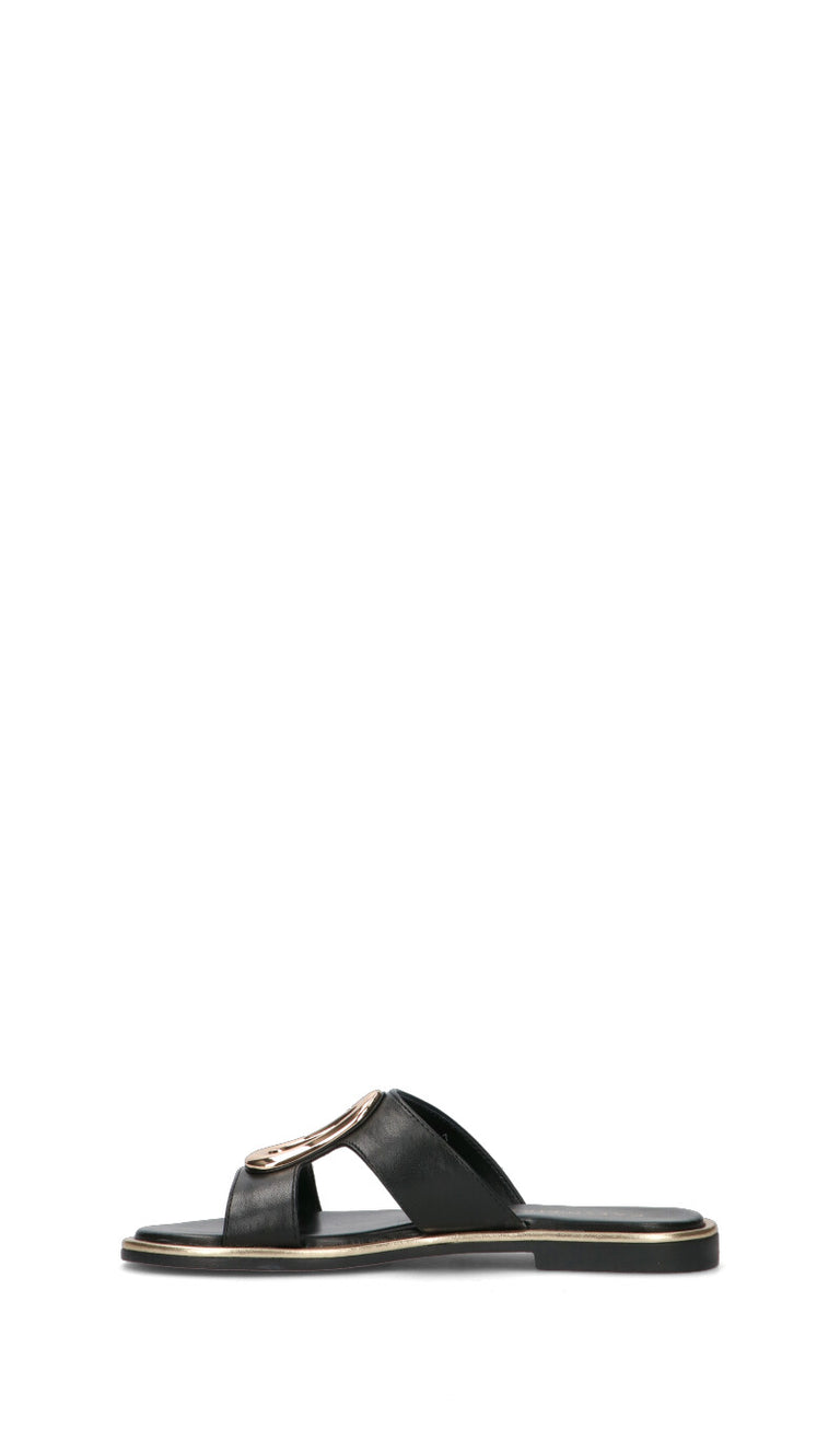 CAFéNOIR Ciabatta donna nera in pelle