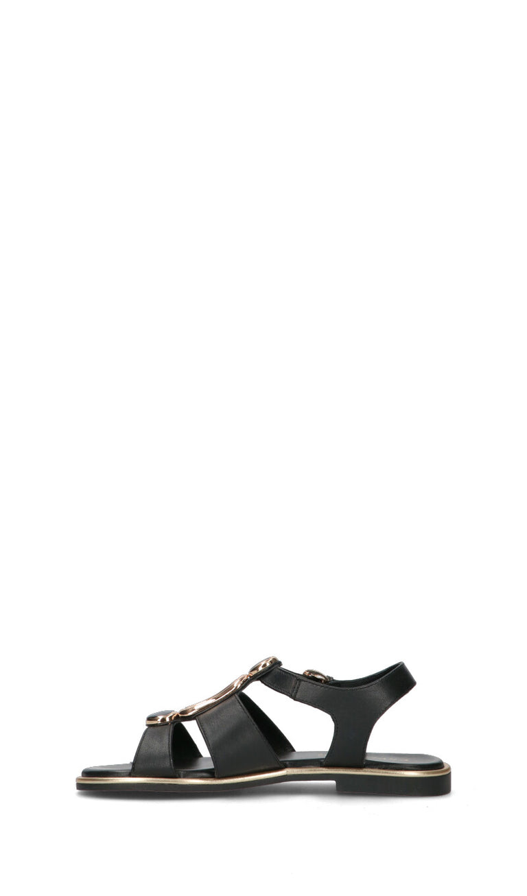 CAFéNOIR Sandalo donna nero in pelle