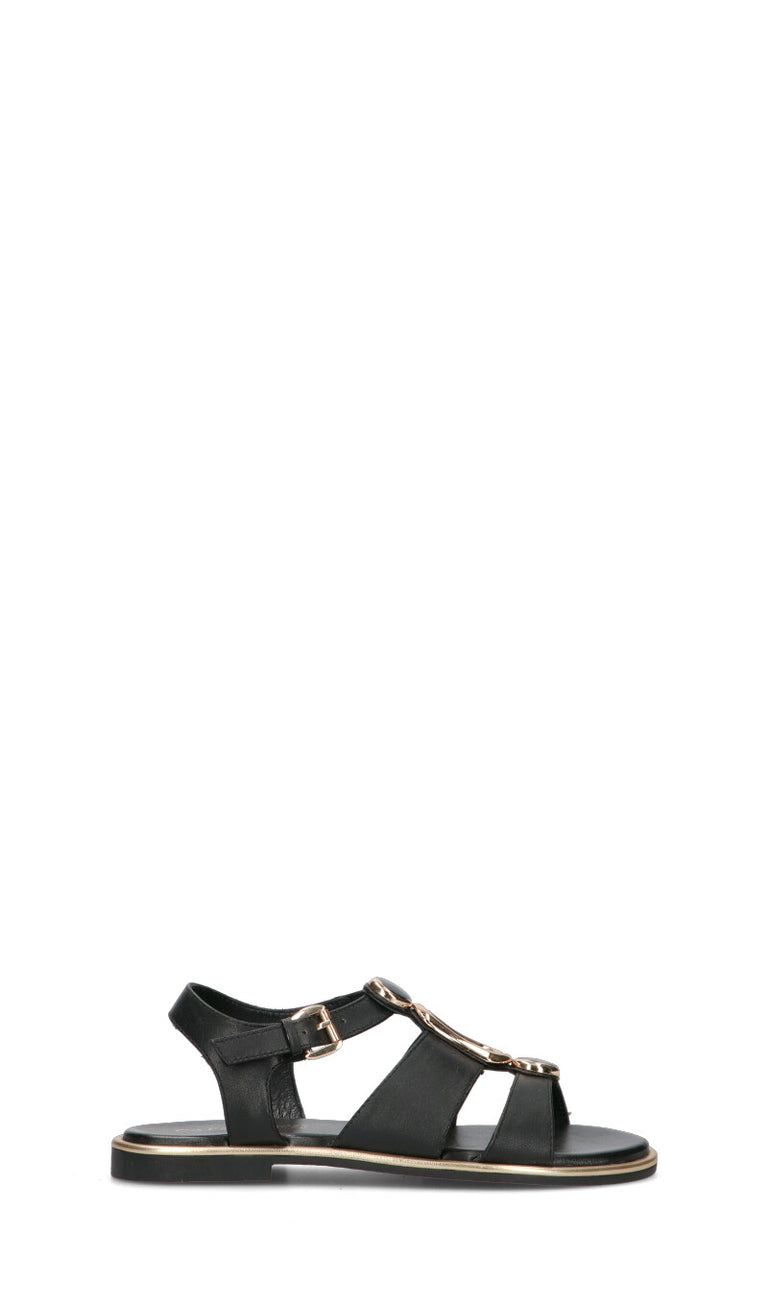 CAFéNOIR Sandalo donna nero in pelle