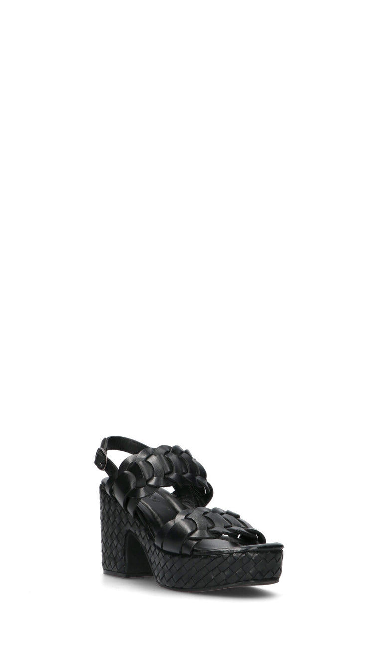 CAFéNOIR Sandalo donna nero in pelle