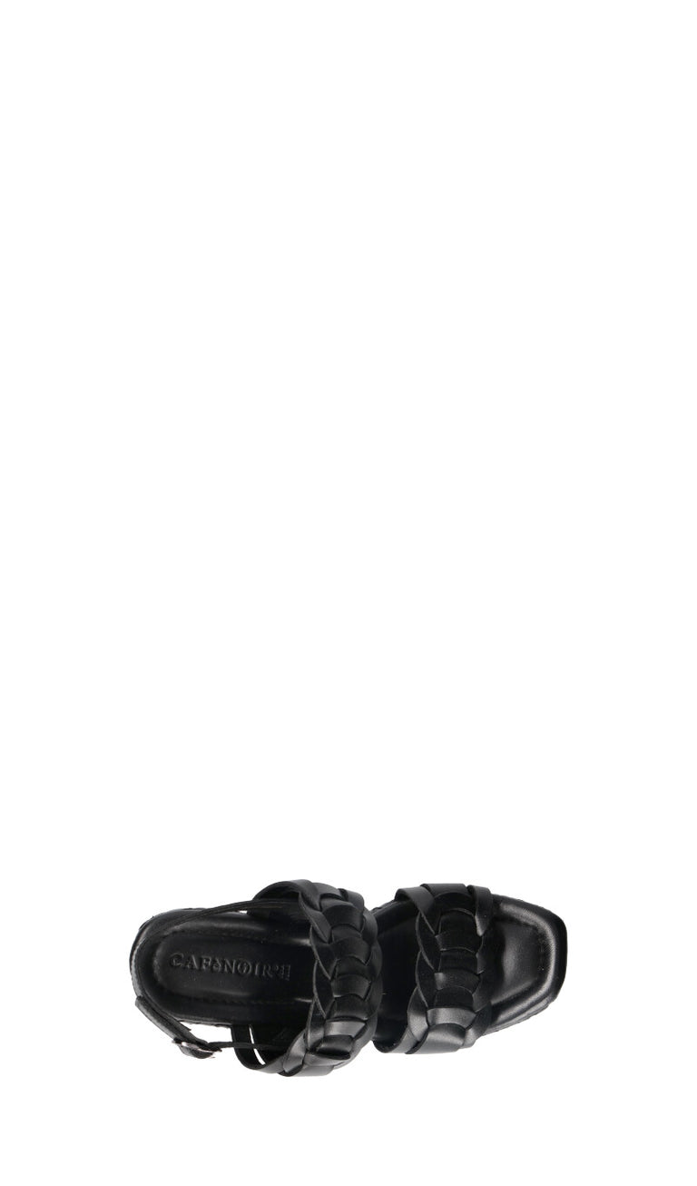 CAFéNOIR Sandalo donna nero in pelle
