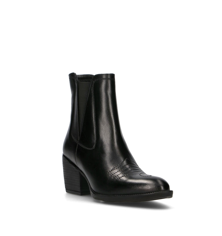 CAFéNOIR Tronchetto donna nero in pelle