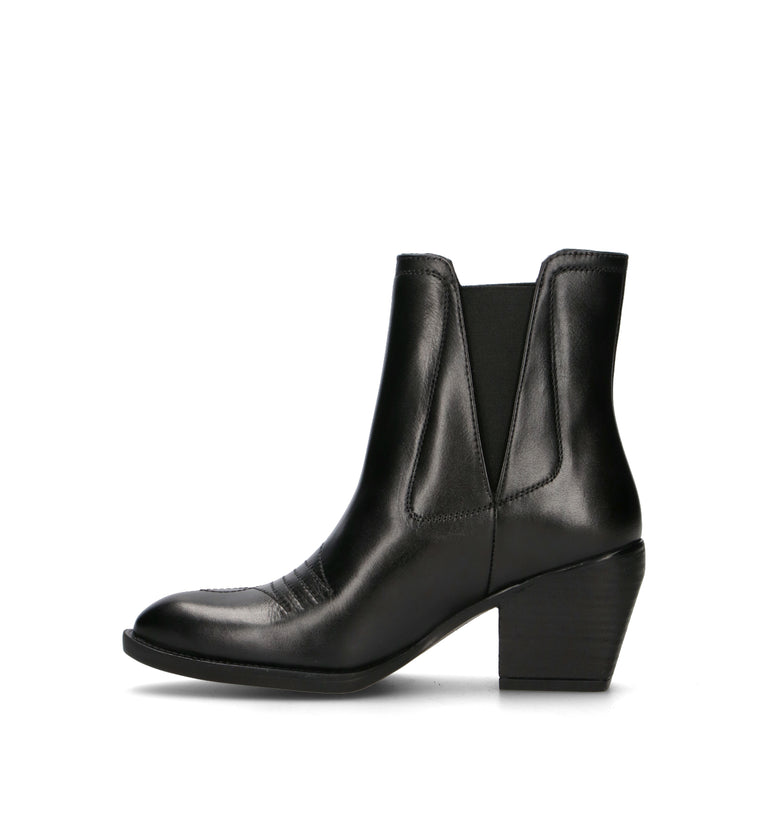 CAFéNOIR Tronchetto donna nero in pelle