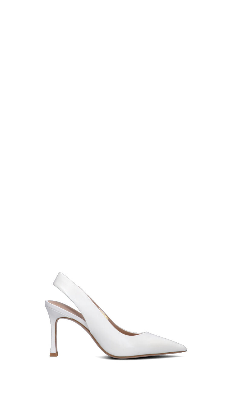 CAFéNOIR Slingback donna bianca in pelle