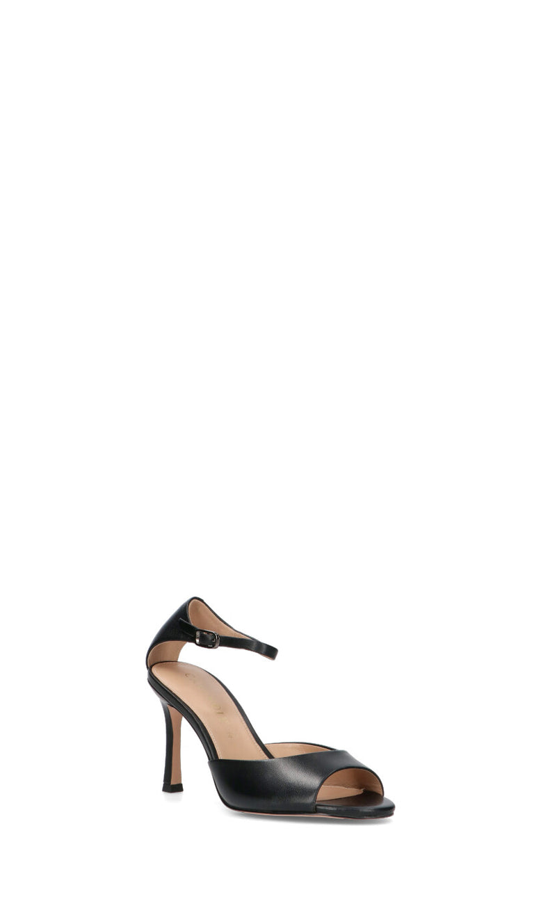 CAFéNOIR Sandalo donna nero in pelle