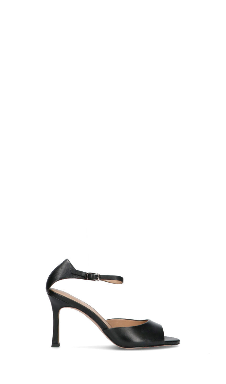 CAFéNOIR Sandalo donna nero in pelle