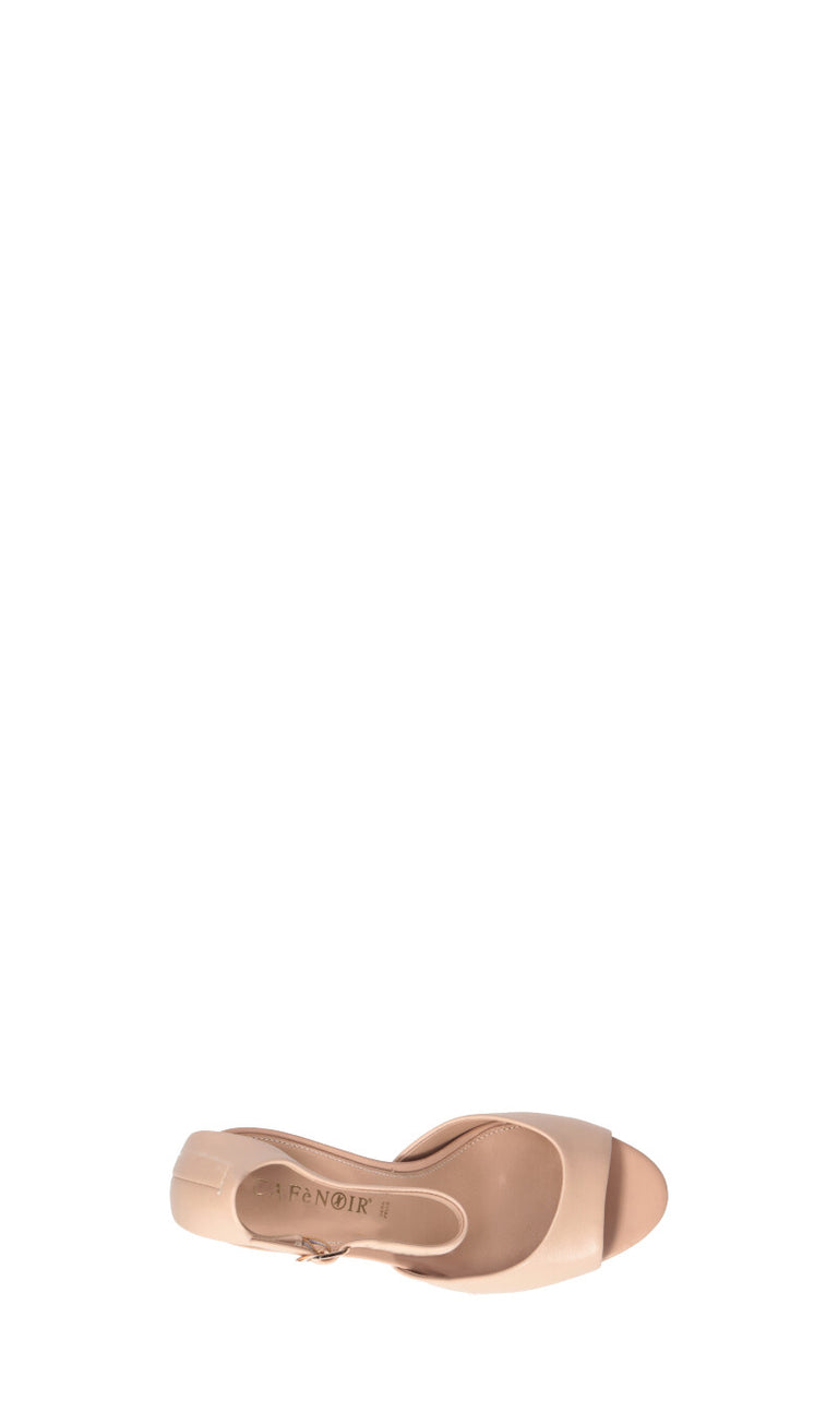 CAFéNOIR Sandalo donna nude in pelle