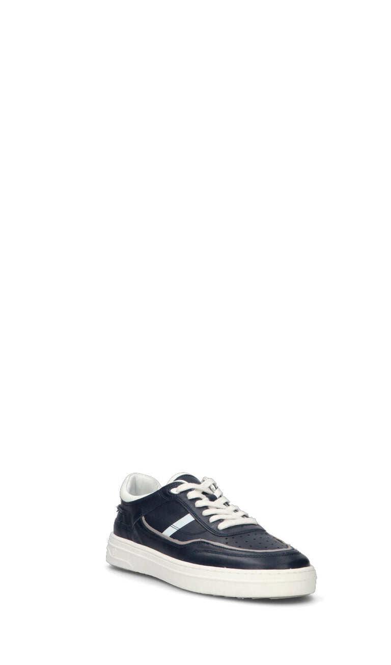 CAFéNOIR Sneaker uomo blu/bianca in pelle