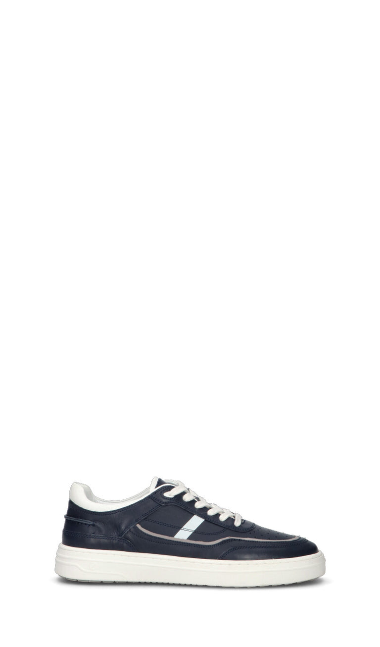 CAFéNOIR Sneaker uomo blu/bianca in pelle