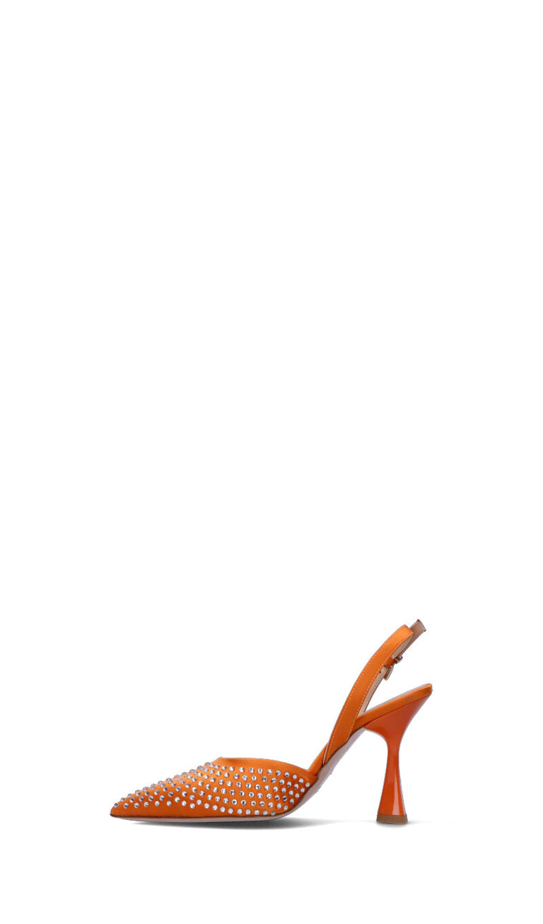 COUTURE Slingback donna arancio in pelle