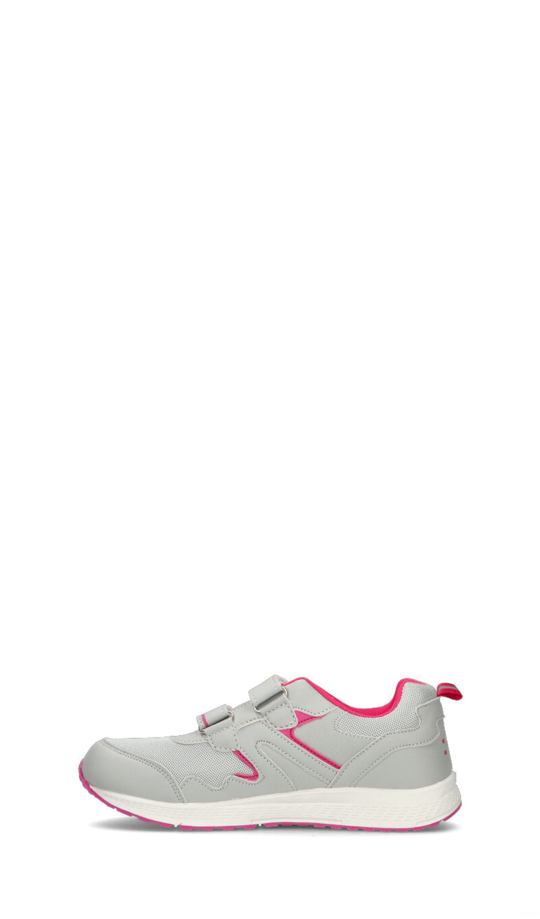 CANGURO Sneaker bimba grigia/rosa