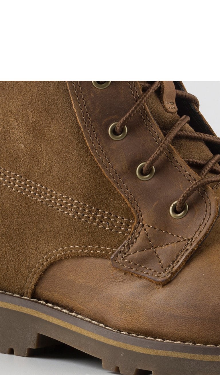 TIMBERLAND Polacchino bimbo marrone in pelle