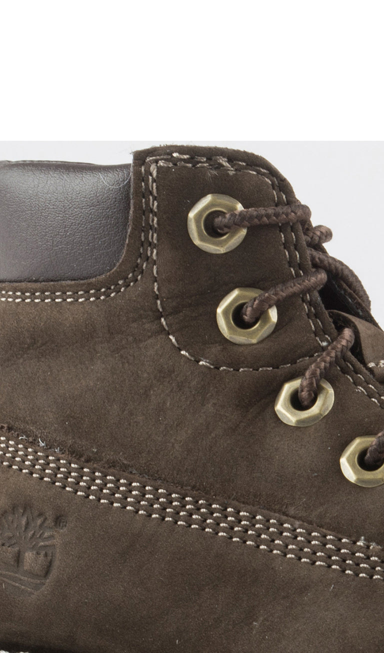 TIMBERLAND Polacchino bimbo marrone in pelle