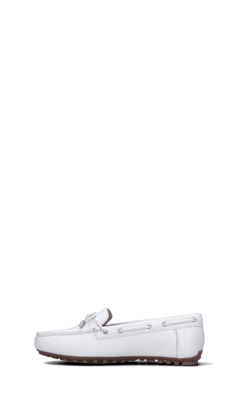 CAMILA Mocassino donna bianco in pelle