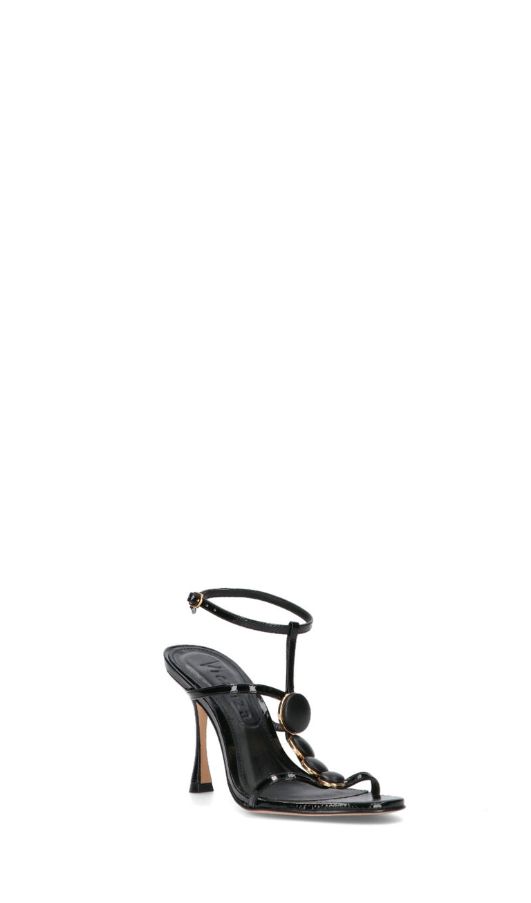 VICENZA Sandalo donna nero in pelle