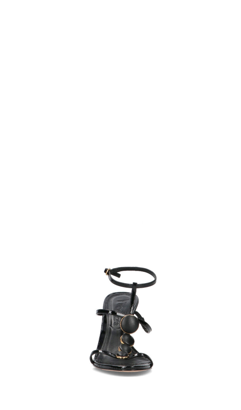 VICENZA Sandalo donna nero in pelle