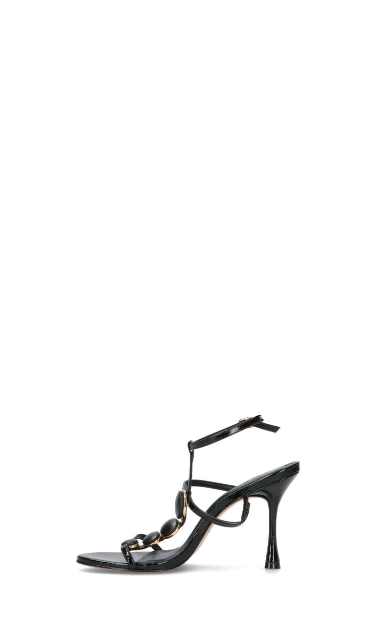 VICENZA Sandalo donna nero in pelle