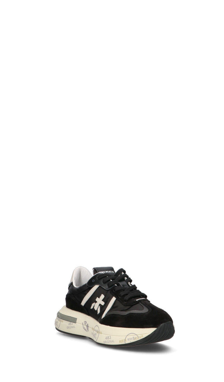 PREMIATA Sneaker donna nera in pelle